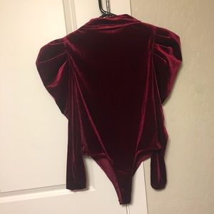 Suede Bodysuit